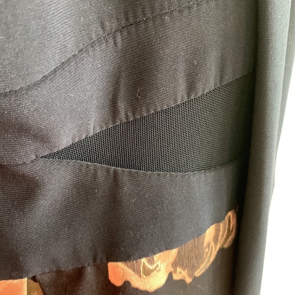 Xscape Formal Navy Blue and Rose Gold Dress Size 14W - Picture 10 of 11